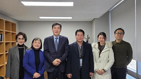 라오스한국대학교 이정환 총장 방문 이미지